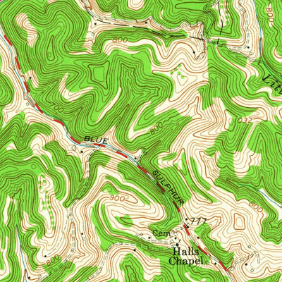 United States Geological Survey Barboursville, WV-OH (1957, 24000-Scale) digital map