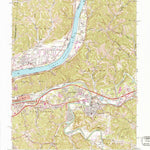 United States Geological Survey Barboursville, WV-OH (1968, 24000-Scale) digital map