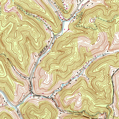 United States Geological Survey Barboursville, WV-OH (1968, 24000-Scale) digital map