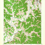 United States Geological Survey Barbourville, KY (1952, 24000-Scale) digital map