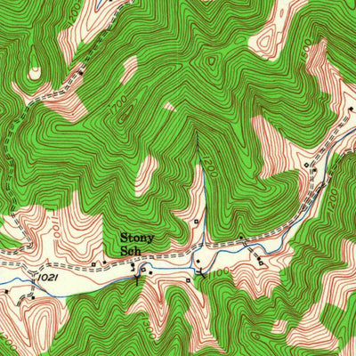 United States Geological Survey Barbourville, KY (1952, 24000-Scale) digital map