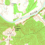 United States Geological Survey Barbourville, KY (1974, 24000-Scale) digital map
