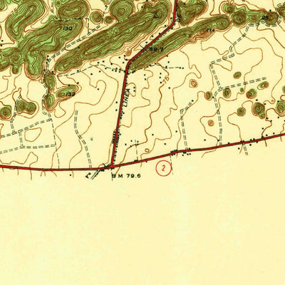 United States Geological Survey Barceloneta, PR (1942, 30000-Scale) digital map