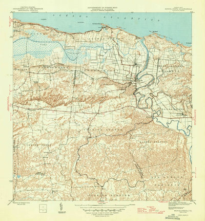 United States Geological Survey Barceloneta, PR (1946, 30000-Scale) digital map