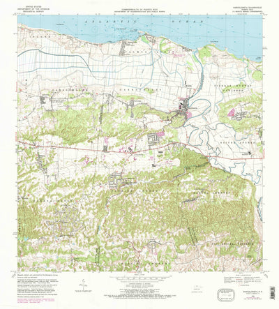 United States Geological Survey Barceloneta, PR (1969, 20000-Scale) digital map
