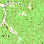 United States Geological Survey Barcreek, KY (1954, 24000-Scale) digital map