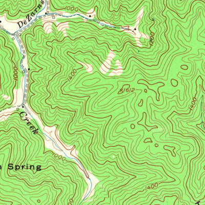 United States Geological Survey Barcreek, KY (1954, 24000-Scale) digital map