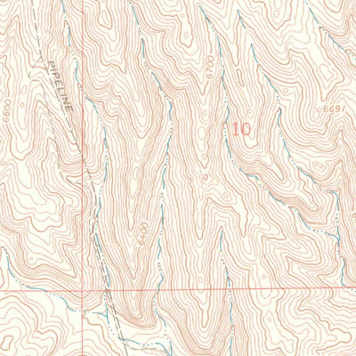 United States Geological Survey Barcus Creek SE, CO (1966, 24000-Scale) digital map