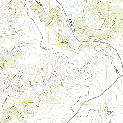 United States Geological Survey Barcus Creek SE, CO (2022, 24000-Scale) digital map