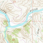 United States Geological Survey Barcus Peak, WY (1961, 24000-Scale) digital map