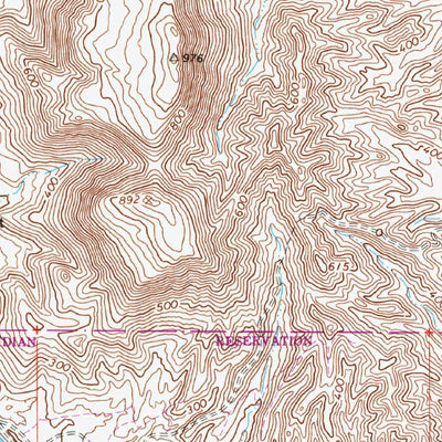 United States Geological Survey Bard, CA-AZ (1965, 24000-Scale) digital map