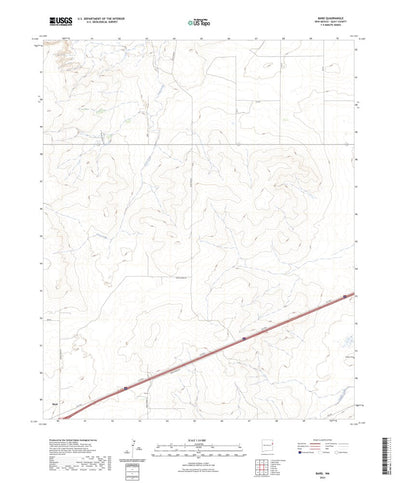 United States Geological Survey Bard, NM (2023, 24000-Scale) digital map