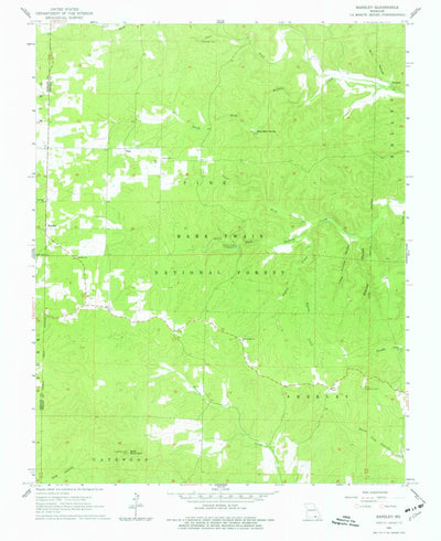 United States Geological Survey Bardley, MO (1965, 24000-Scale) digital map
