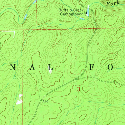 United States Geological Survey Bardley, MO (1965, 24000-Scale) digital map