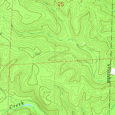 United States Geological Survey Bardley, MO (1965, 24000-Scale) digital map