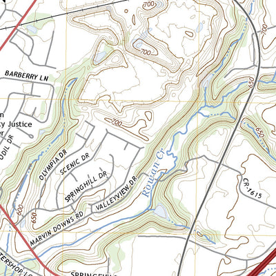 United States Geological Survey Bardstown, KY (2022, 24000-Scale) digital map