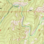 United States Geological Survey Bare Cone, MT-ID (1998, 24000-Scale) digital map