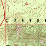 United States Geological Survey Bare Mountain, MT (1996, 24000-Scale) digital map