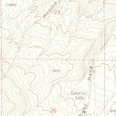 United States Geological Survey Barela, CO (1971, 24000-Scale) digital map