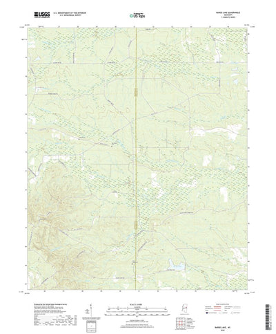 United States Geological Survey Barge Lake, MS (2020, 24000-Scale) digital map