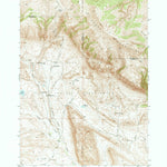 United States Geological Survey Bargee, WY (1952, 24000-Scale) digital map