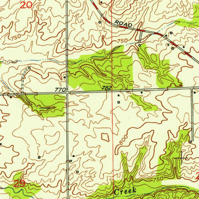 United States Geological Survey Bargersville, IN (1952, 24000-Scale) digital map