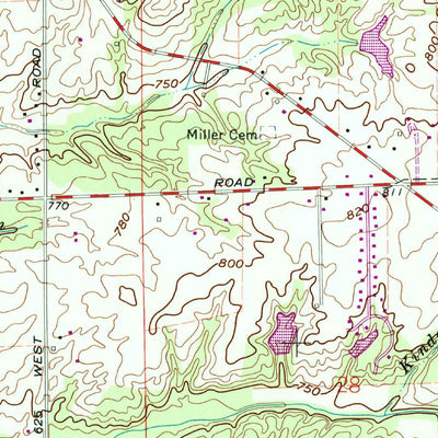 United States Geological Survey Bargersville, IN (1962, 24000-Scale) digital map
