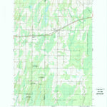 United States Geological Survey Bark River, MI (1989, 24000-Scale) digital map