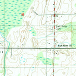 United States Geological Survey Bark River, MI (1989, 24000-Scale) digital map