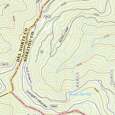 United States Geological Survey Bark Shanty Gulch, CA (2018, 24000-Scale) digital map