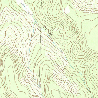United States Geological Survey Barkelew Draw, CO (1964, 24000-Scale) digital map
