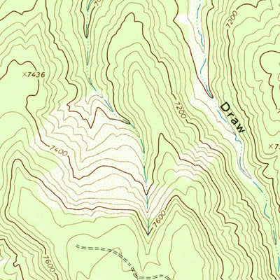 United States Geological Survey Barkelew Draw, CO (1994, 24000-Scale) digital map