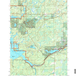 United States Geological Survey Barker Lake, WI (2005, 24000-Scale) digital map