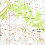 United States Geological Survey Barker Mountain, WA (1981, 24000-Scale) digital map