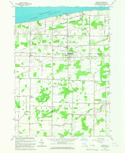 United States Geological Survey Barker, NY (1965, 24000-Scale) digital map
