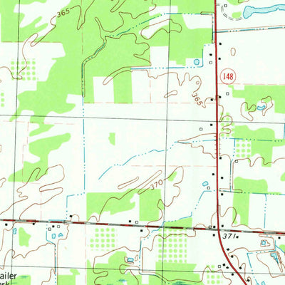 United States Geological Survey Barker, NY (1980, 25000-Scale) digital map