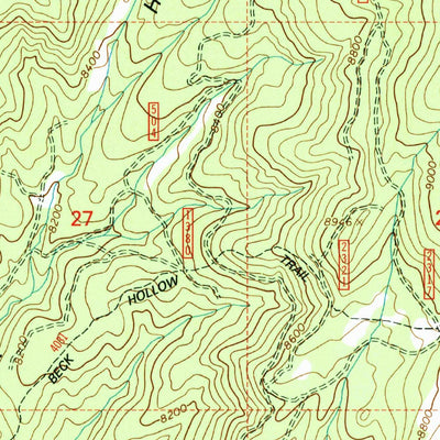 United States Geological Survey Barker Reservoir, UT (2002, 24000-Scale) digital map
