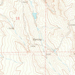 United States Geological Survey Barking Dog Spring, CO (1970, 24000-Scale) digital map