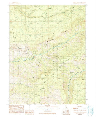 United States Geological Survey Barkley Mountain, CA (1991, 24000-Scale) digital map