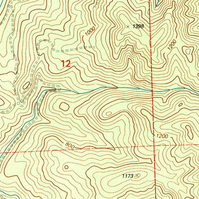 United States Geological Survey Barklow Mountain, OR (1996, 24000-Scale) digital map