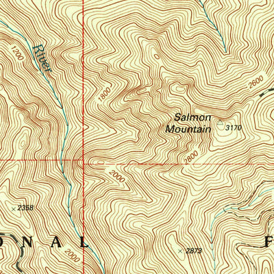 United States Geological Survey Barklow Mountain, OR (1996, 24000-Scale) digital map