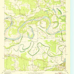 United States Geological Survey Barkman, TX-AR (1951, 24000-Scale) digital map