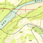 United States Geological Survey Barkman, TX-AR (1951, 24000-Scale) digital map