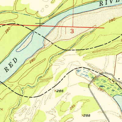 United States Geological Survey Barkman, TX-AR (1951, 24000-Scale) digital map