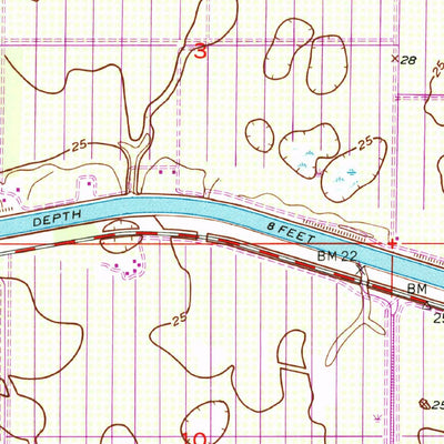 United States Geological Survey Barley Barber Swamp, FL (1953, 24000-Scale) digital map