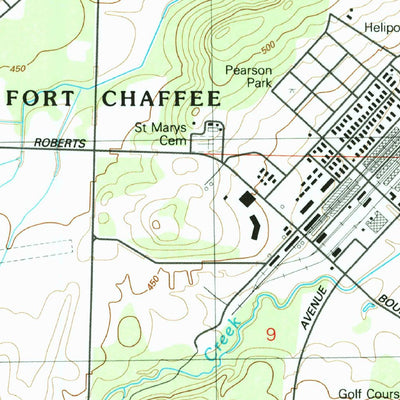 United States Geological Survey Barling, AR (1987, 24000-Scale) digital map
