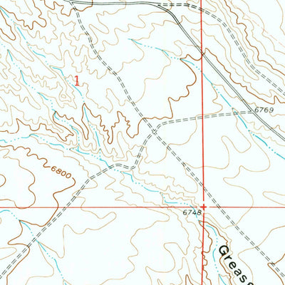 United States Geological Survey Barlow Gap, WY (1959, 24000-Scale) digital map
