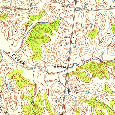 United States Geological Survey Barlow, KY-IL (1954, 24000-Scale) digital map