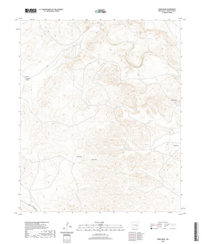 United States Geological Survey Barn Draw, NM (2020, 24000-Scale) digital map