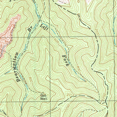 United States Geological Survey Barnabus, WV (1996, 24000-Scale) digital map